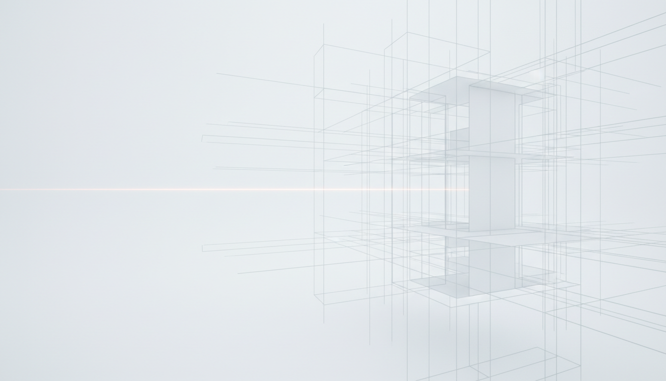 Abstract 3D perspective grid background